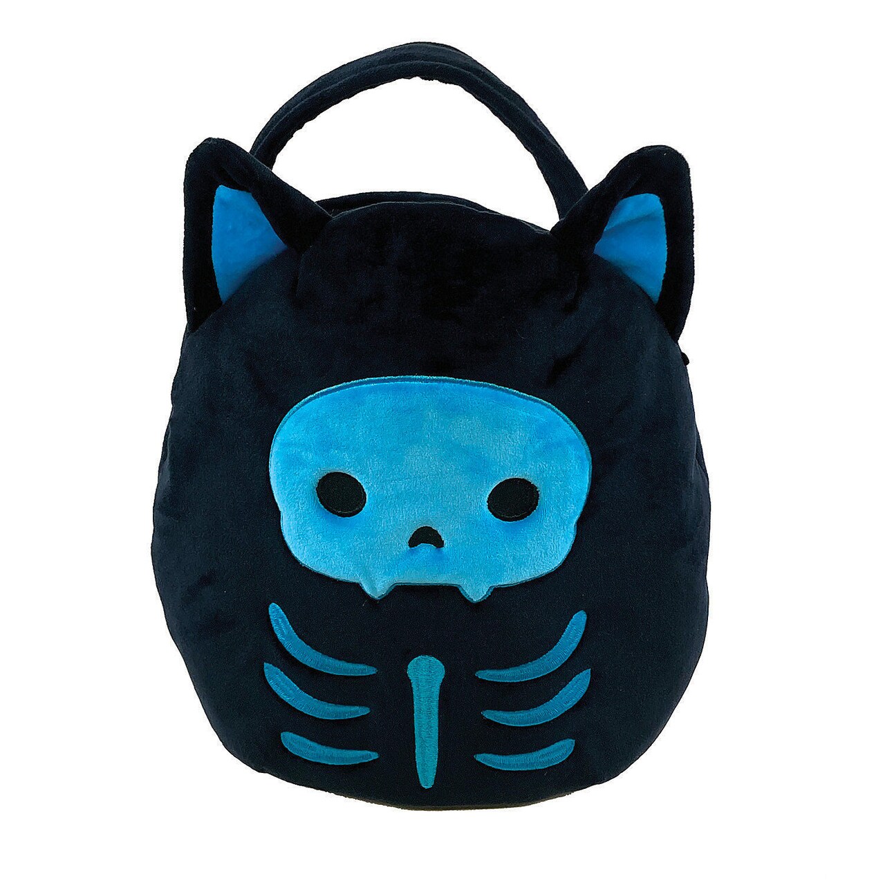 Squishmallows Stump Skeleton Treat Pail 10" Plush Halloween Candy Bucket
